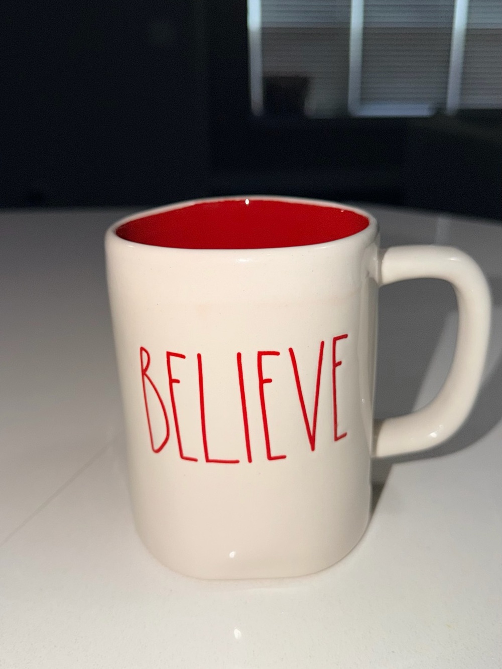 Rae Dunn Believe Mug